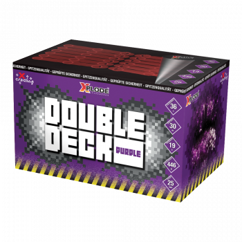 Double Deck Purple, 36 Schuss - Fächerbatterie