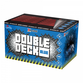 Double Deck Blue, 36 Schuss - Fächerbatterie