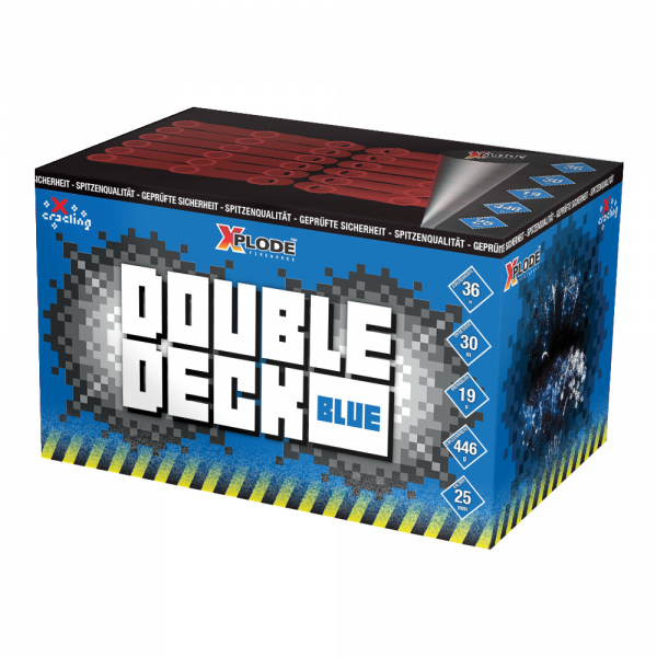 Double Deck Bluee, 36 Schuss - Fächerbatterie